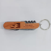 Vieques Engraved Pocket Knife, 11 Function