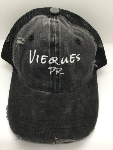 Vieques Ripped BaseBall Cap Hat