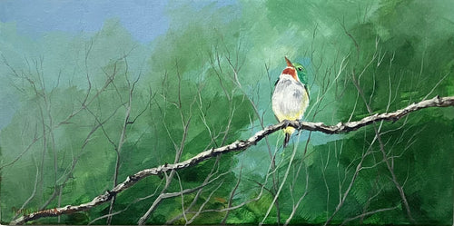 Puerto Rican Tody Bird Painting by Nancy Hogan Armour