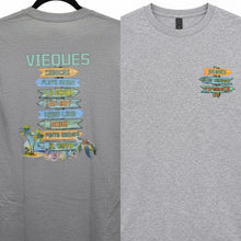 Vieques Beach Arrow Sign T-Shirt, VQS Made