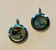 Floating Locket Necklace w/ A Bit of Vieques, Stainless Steel