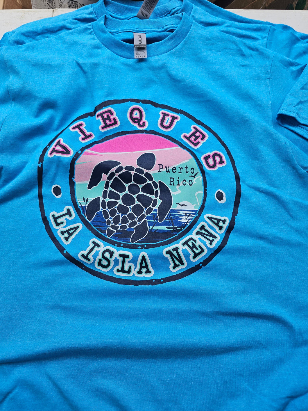 La Isla Nena Circle Turtle T-shirt