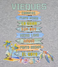 Vieques Beach Arrow Sign T-Shirt, VQS Made