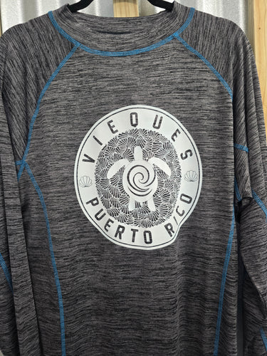 Men's Vieques Plus Rashguard, Space Black
