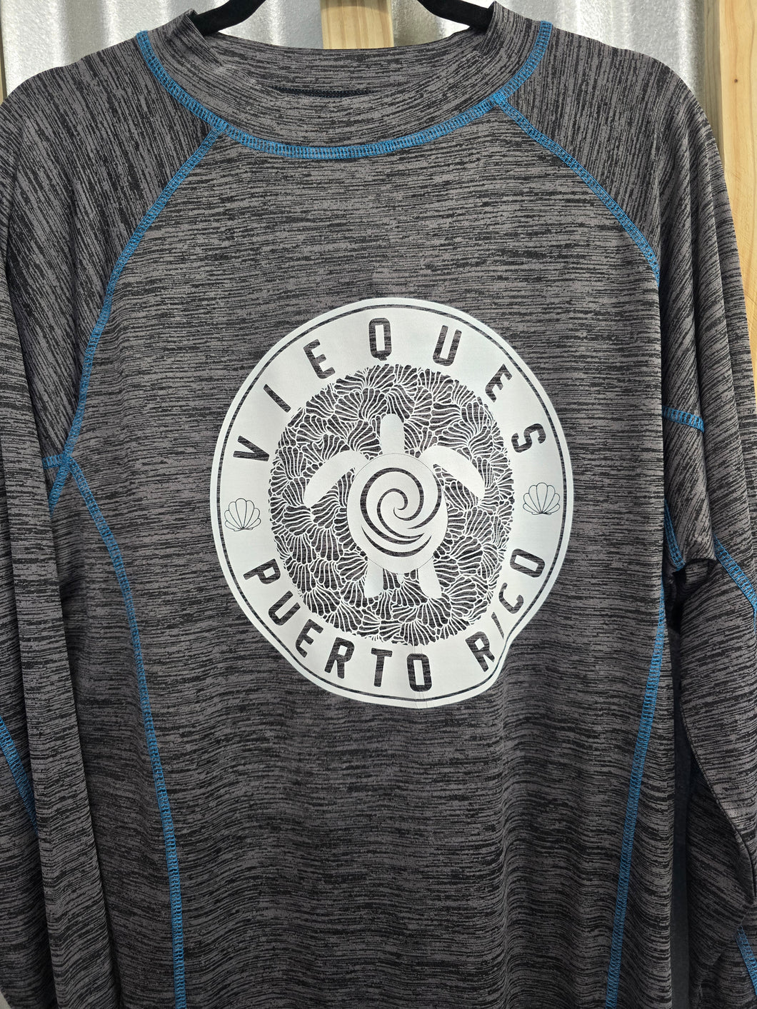 Men's Vieques Plus Rashguard, Space Black