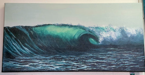 Wave Painting by Nancy Hogan Armour